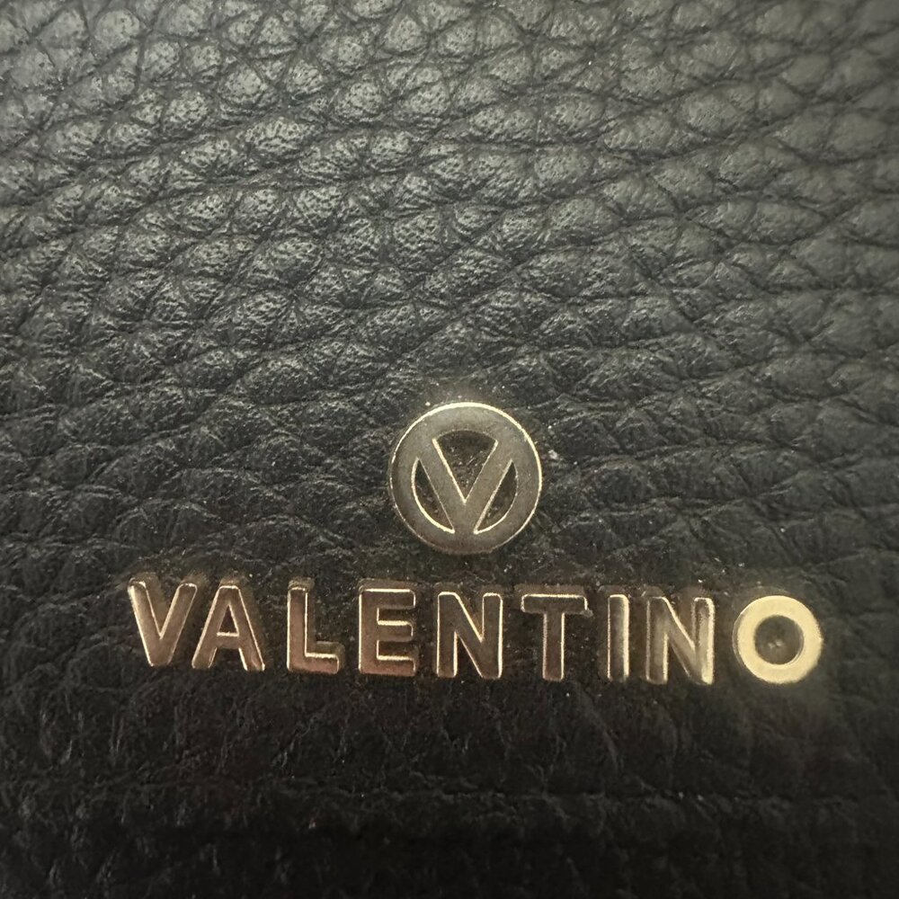 Valentino by Mario Valentino Black Leather Crossbody Bag - Picture 4 of 11